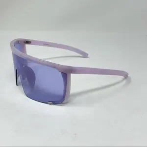 Steven Madden Big oversized frame Ski Sunglasses purple lavender shield … Sporty Shield Sunglasses Oversized Square Semi-Rimless Green  main image 3